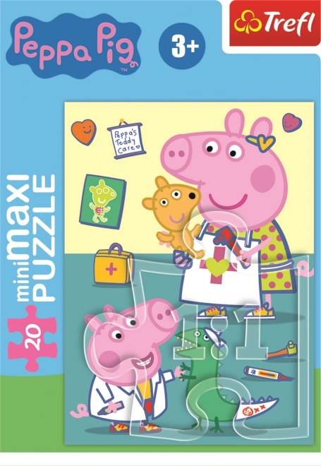 TREFL Puzzle Peppa Pig: Examen médical 20 pièces