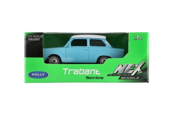 Auto Welly Trabant 1:60 métal 7cm roue libre en boîte