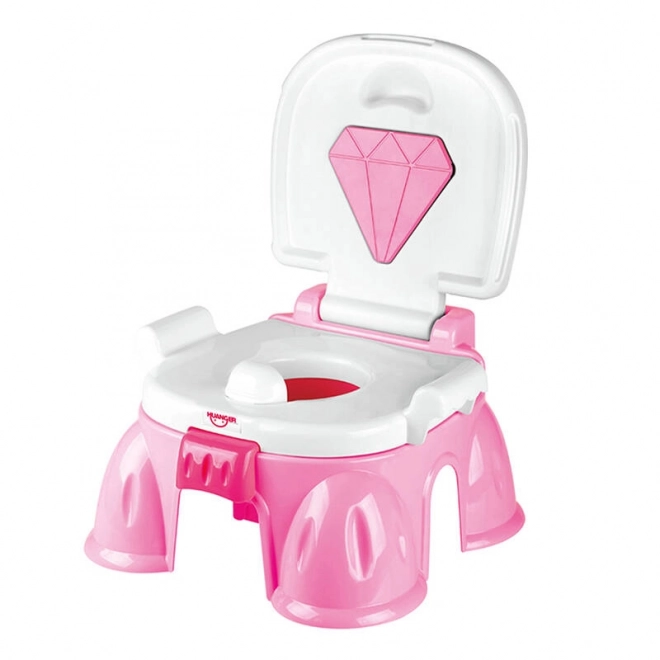 Pot de nuit musical rose Huanger