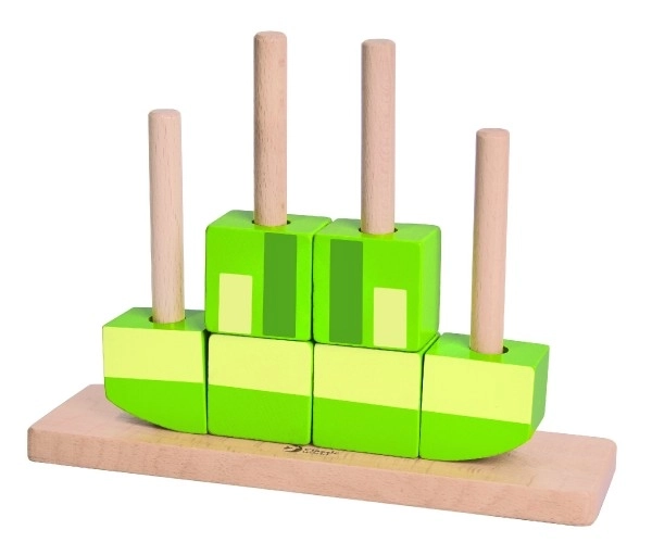 Puzzle en bois - Grenouille
