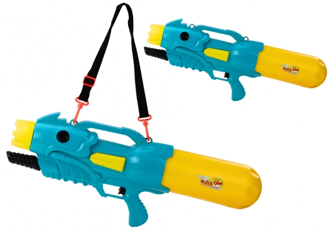 Grande pistolet à eau 2850 ml avec sangle réglable verte