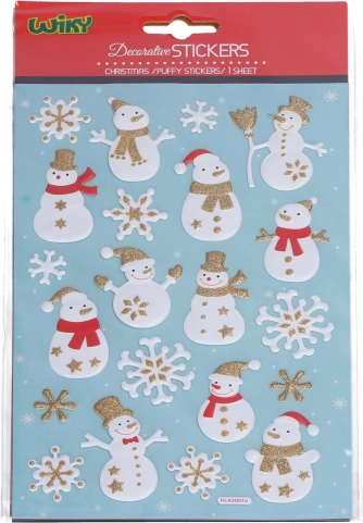 Autocollants pop-up Noël 25 × 14,4 cm