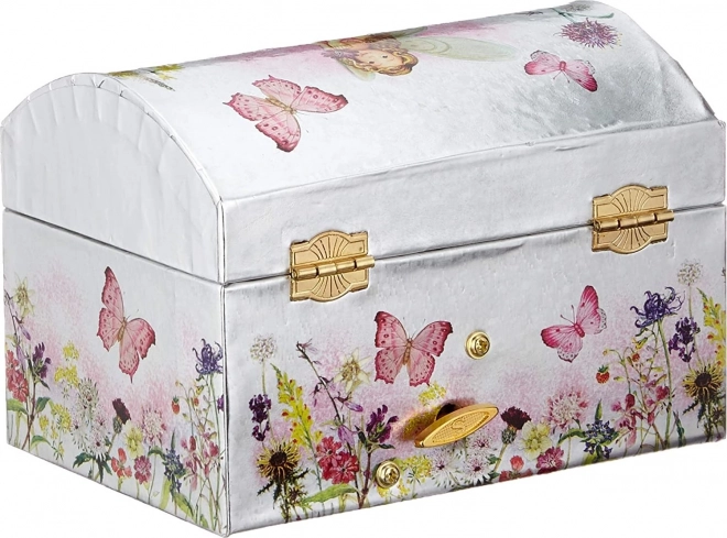 GOKI Boîte à bijoux musicale Fée florale, mélodie : Le Lac des cygnes