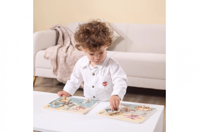 Puzzle en bois - animaux