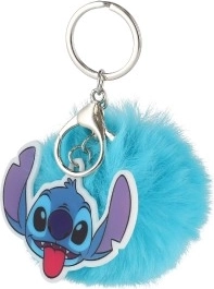 Pendentif pour clés Stitch avec pompon