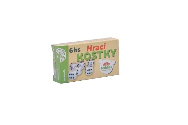 Ensemble de dés de jeu 6 pcs