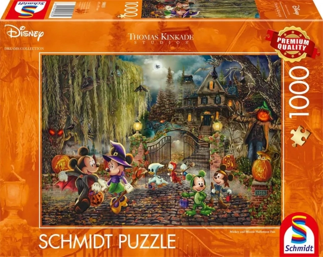 Puzzle Disney : Mickey et Minnie Halloween 1000 pièces