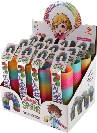 Petite spirale arc-en-ciel magique