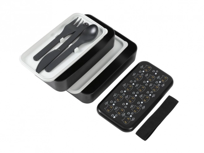 Boîte à déjeuner Chat Noir Bento