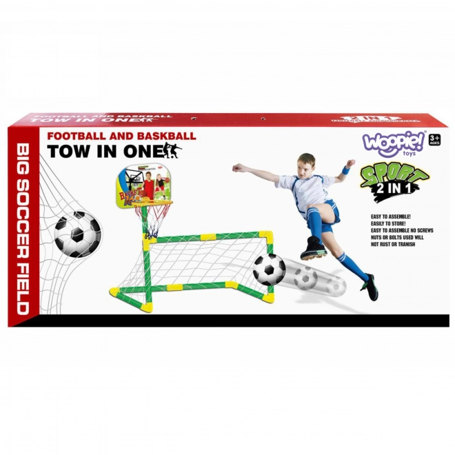 Ensemble sportif 2en1 Basket et Football pour enfants Woopie