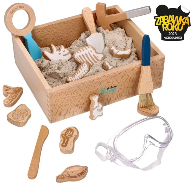 Ensemble archéologique pour enfants avec sable cinétique