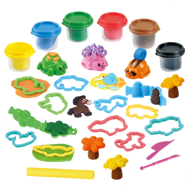 Pâte à modeler Playgo Safari set