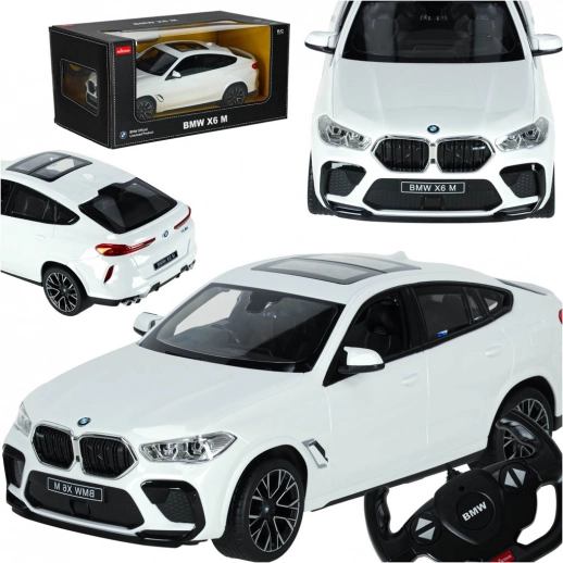 Voiture radiocommandée BMW X6 M 1:14 blanche