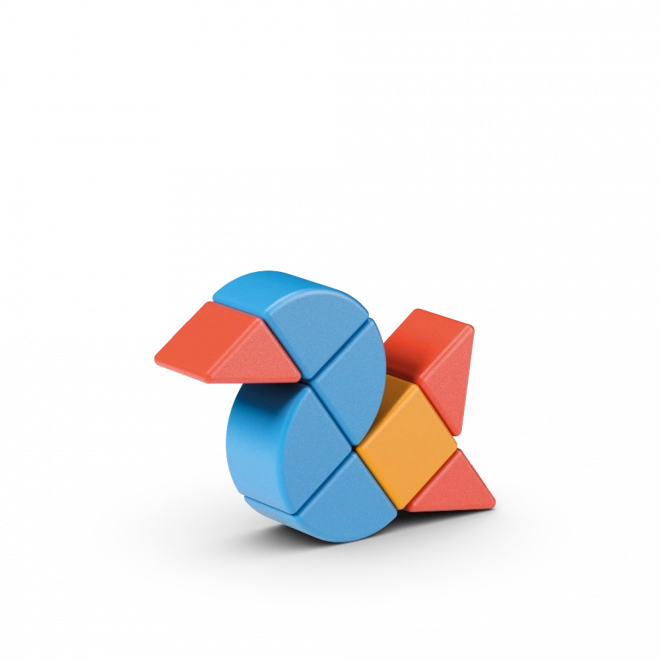 Blocs&Cartes Geomag Magicube 16 pièces