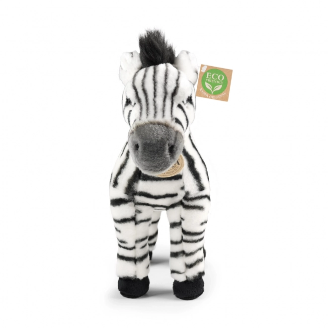 Zèbre en peluche debout 30 cm ECO-FRIENDLY