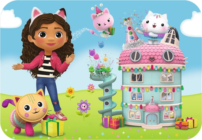 Puzzle en bois Joyeux Gabby et amis 24 pièces