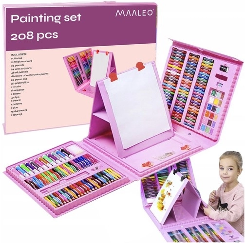 Set de peinture XXL 208 pièces