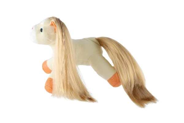 Licorne dans un sac à main - orange 18 cm