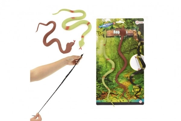 Serpent antistress extensible en silicone 3 pcs