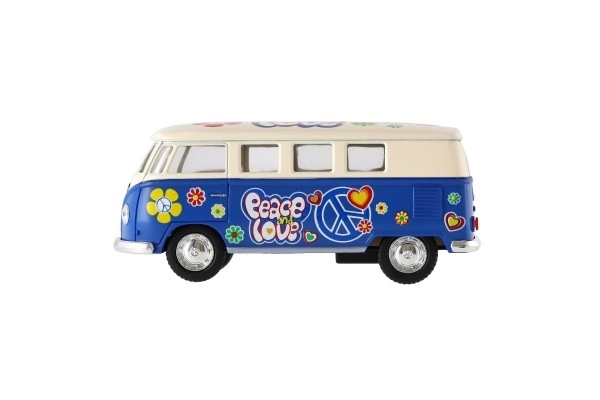 Autobus Kinsmart VW Classique métal/plastique 13cm à rétrofriction