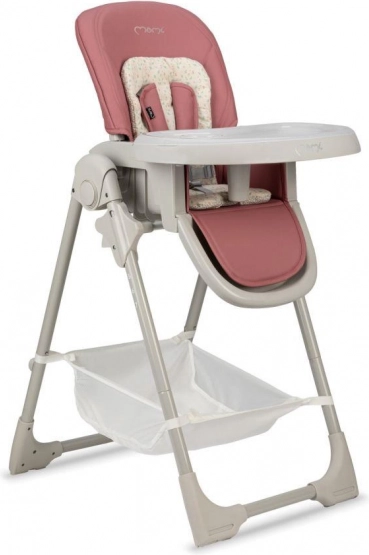 Chaise haute MoMi GOJO rose