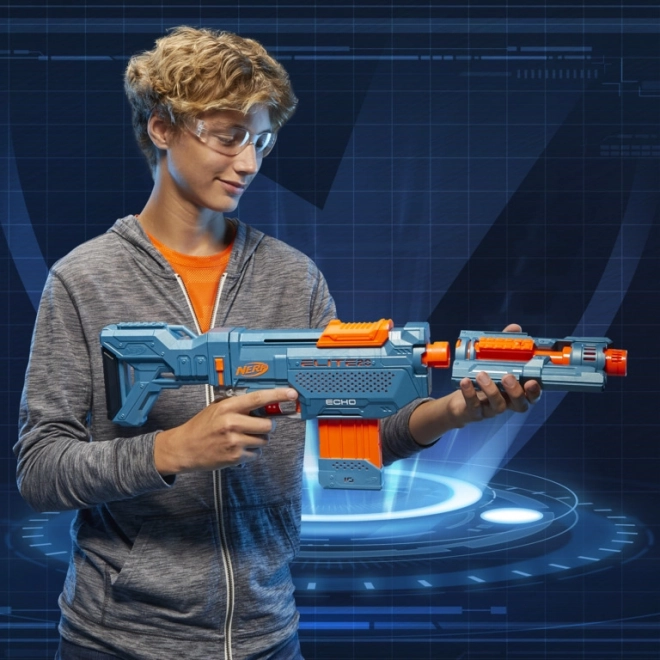 Pistolet Nerf Echo CS-10 avec accessoires