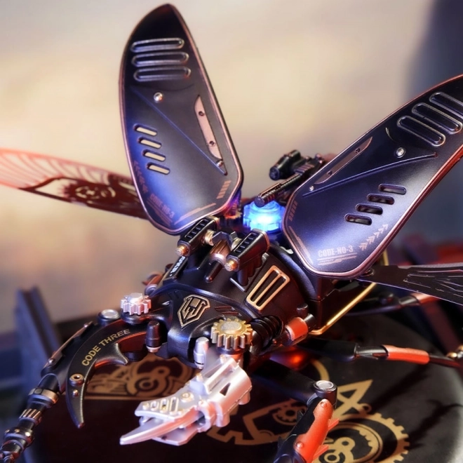 Modèle de puzzle mécanique RoboTime 3D Scarabée Rhinocéros