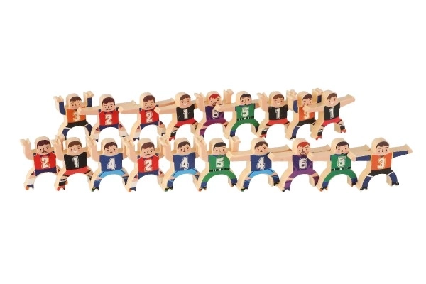 Jeu de balance mini Hercule en plastique 26 pièces 3 couleurs dans une boîte 21x19x3,5cm