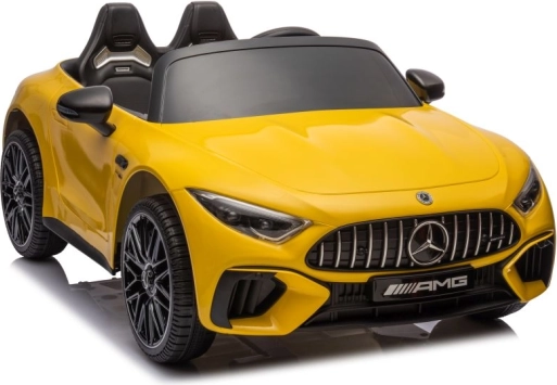 Voiture électrique pour enfants MERCEDES AMG SL63 – jaune, laquée