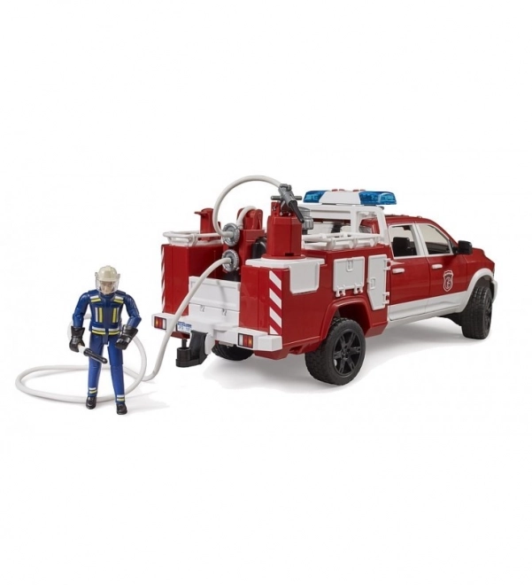 Bruder camion de pompiers RAM 2500 avec gyrophare lumineux et sonore