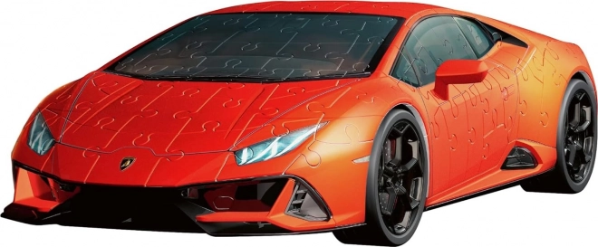 Puzzle 108 pièces 3D Véhicules Lamborghini Huracan Evo Arancio