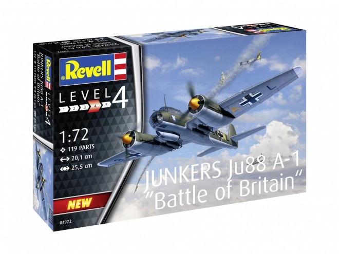 Maquette d'avion Junkers Ju88 A-1 Bataille d'Angleterre