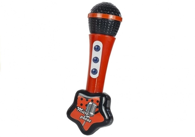 Guitare électrique pour enfants avec microphone – rouge