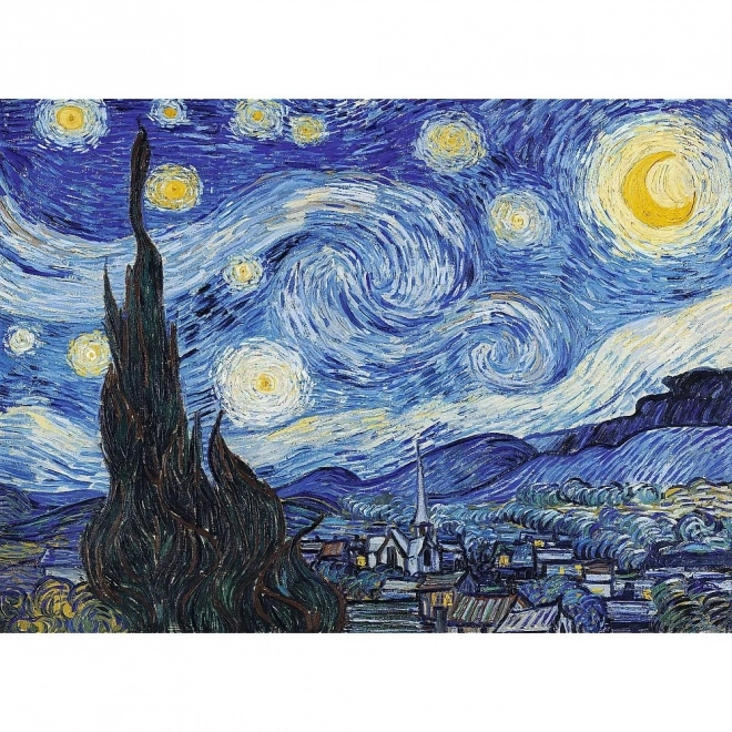 Puzzle en bois Vincent van Gogh - Nuit étoilée 200 pièces