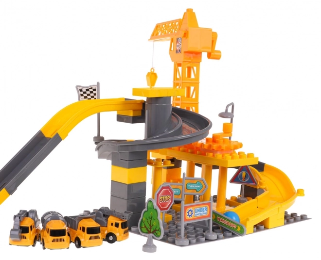 Chantier avec véhicules + accessoires