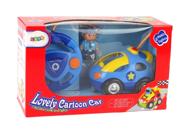 Voiture de Police pour Enfants Télécommandée R/C Lumières et Sons