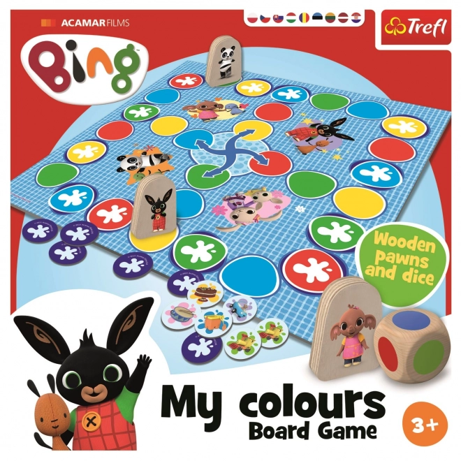 Jeu de société familial pour enfants My Colours Bing de Trefl