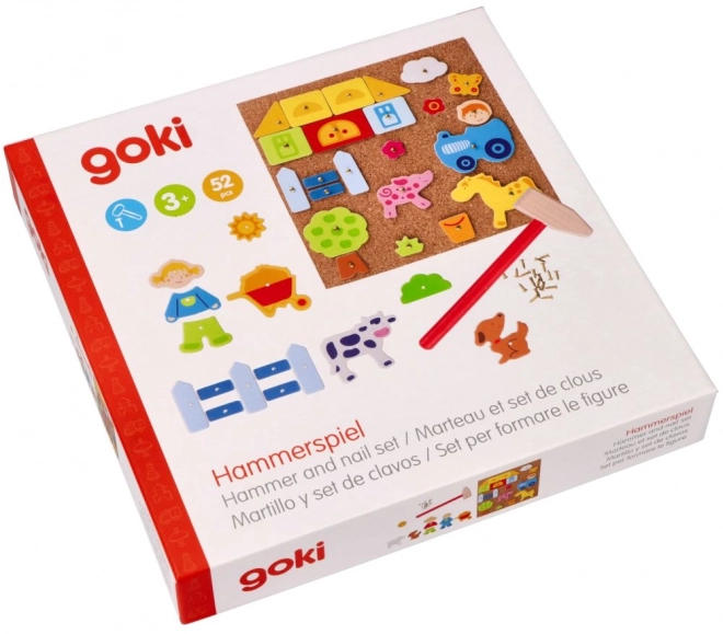 Goki Jeu avec marteau Ferme