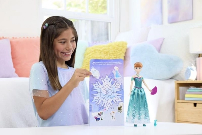 Poupée de Mode Rotative Frozen Anna
