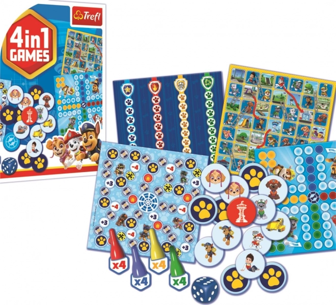 TREFL Jeu La Pat' Patrouille 4 en 1