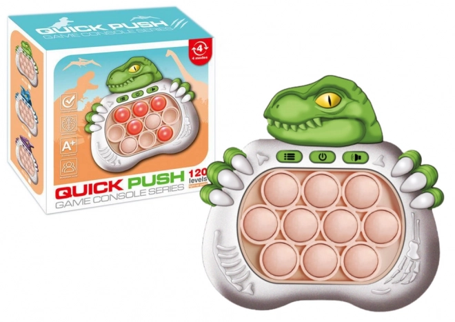 Jeu sensoriel Dinosaurus Pop It Lumières à piles Sons Vert