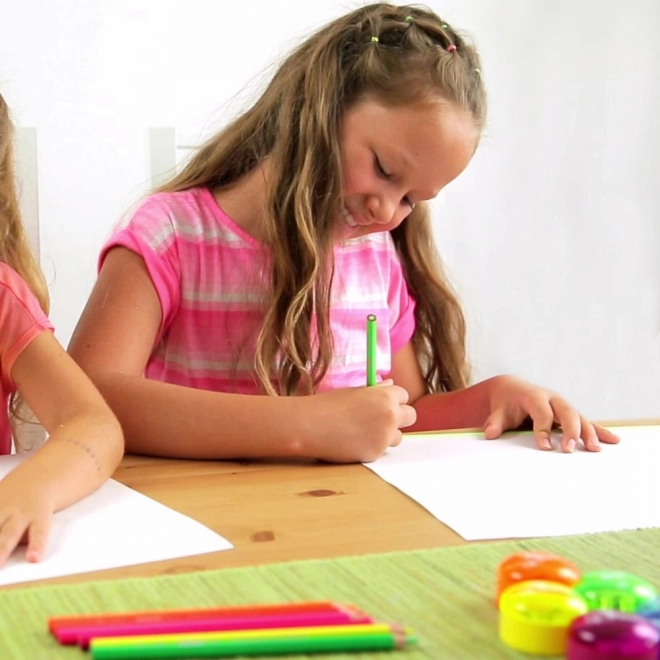 Taille-crayon double avec couvercle