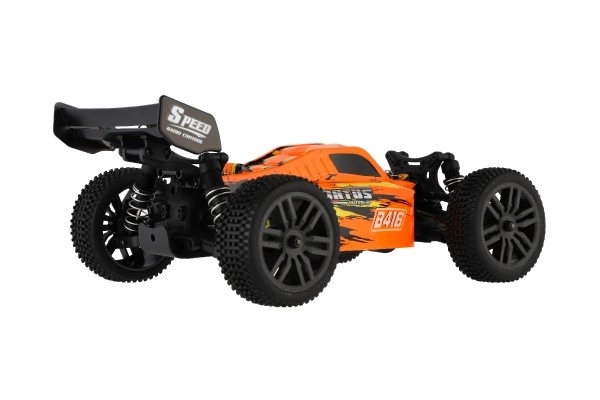 Avtomobil RC Buggy Bonzai Jubatus tout-terrain 30cm plastique 2,4GHz à piles + 2x ensemble supplémentaire dans une boîte 40x14x21 – Orange