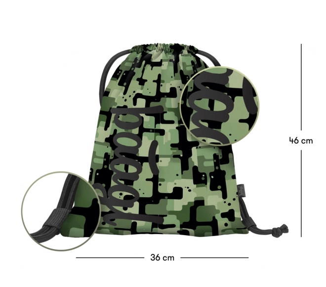BAAGL 3 SET Coolmate Green: sac à dos, trousse, sac