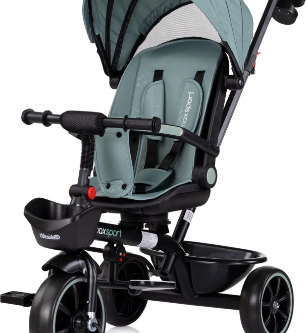 Tricycle avec auvent 2-en-1 Chipolino Max Sport Basil