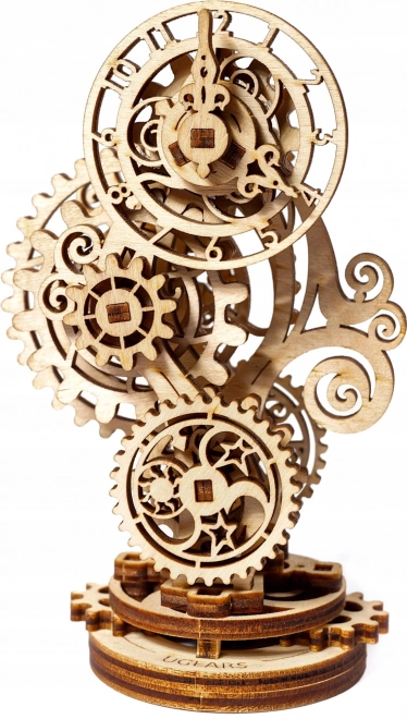 Puzzle mécanique en bois 3D Ugears Steampunk Horloge