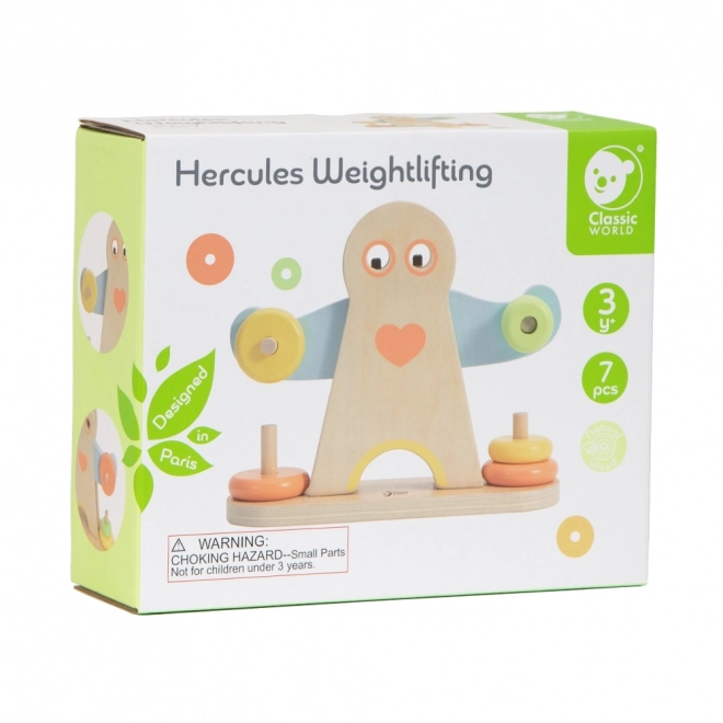Puzzle en bois - Les poids d'Hercule