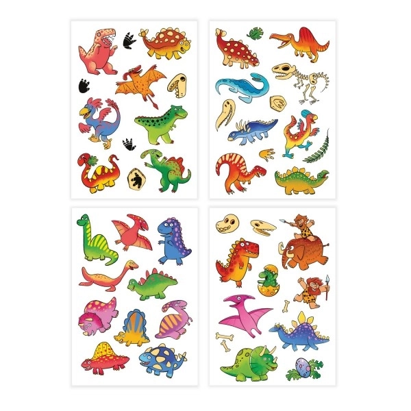 Tatouage à motif de dinosaures