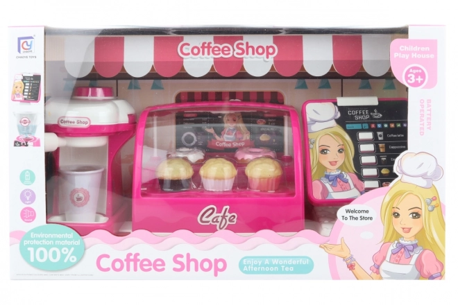 Café sur piles avec accessoires
