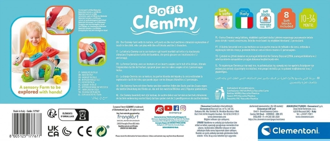 Fermette sensorielle à encastrer Soft Clemmy avec 8 blocs